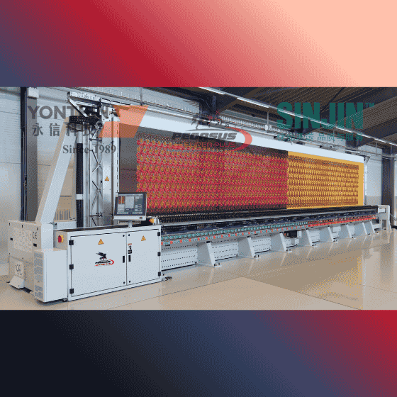 SCHIFFLI EMBROIDERY MACHINE