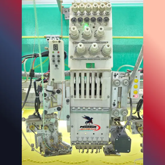 4 COLOUR SEQUINE WITH FLAT MECHINE