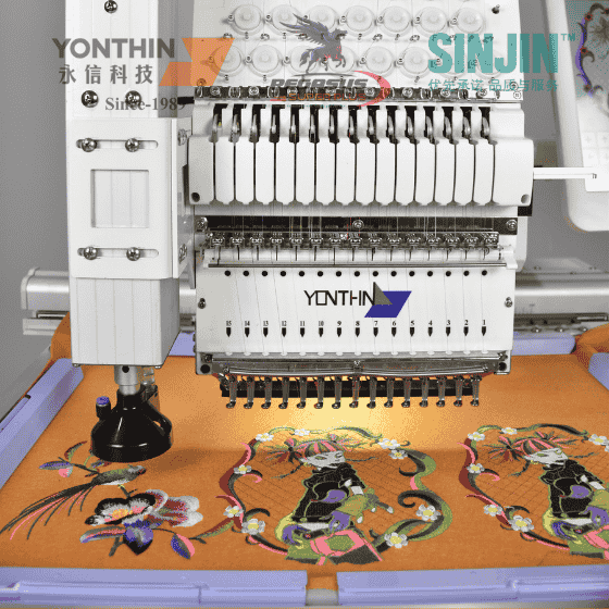 SINGLE HEAD FLAT WITH LASER EMBROIDERY MACHINE